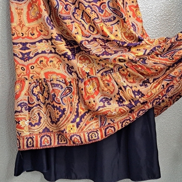 NWT The Limited Strapless Paisley Print Maxi Dress   Size 4 - Picture 5 of 11